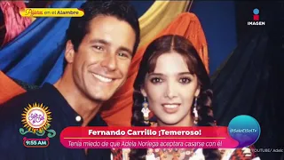 ¡Fernando Carrillo confiesa que le pidió matrimonio a Adela Noriega! | Sale el Sol