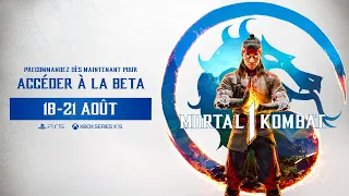 Mortal Kombat 1 - Trailer Officiel "Bêta de Précommande"