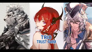 [Arknights EN] MB-8 Trust farm Surtr, Silverash, & Mountain