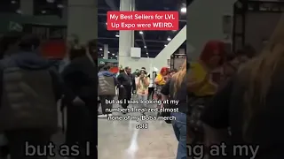 LVL Up Expo - Weird Sales Stats 🤔 #smallbusiness #lvlupexpo #artistalley