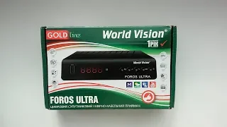 Обзор ресивера World Vision Foros Ultra T2/S2/C