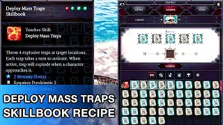 Deploy Mass Traps Skillbook Recipe - Divinity Original Sin 2