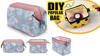 DIY Zipper Wire Frame Pouch Bag & Makeup Bag Tutorial & Mast Have