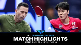 Joao Monteiro vs An Jaehyun | MS R16 | WTT Contender Lima 2023