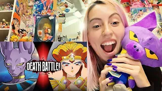 Beerus VS Sailor Galaxia (Dragon Ball VS Sailor Moon) | DEATH BATTLE! -  REACTION!