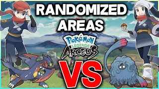 We Get a RANDOM LOCATION to Catch Pokemon in Legends Arceus...Then we FIGHT!