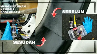 Praktis Sekali !!! Cara Mudah menghitamkan Body plastik Tanpa repaint & Tahan lama.