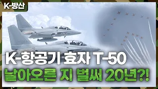 [K-방산]  K-항공기 효자 T-50 날아오른 지 20년 역사와 미래는?