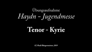 Haydn - Jugendmesse - Tenor - Kyrie