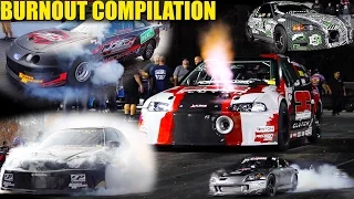 EPIC Drag Hondas & More Burnout Compilation 2015