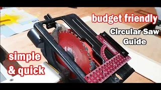 Budget Friendly, Simple DIY Circular Saw Guide