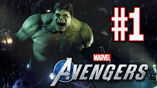 Marvel's Avengers Gameplay Walkthrough Part 1 (AVENGERS BETA PS4 PRO)