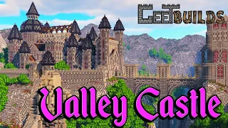 Minecraft Castle Timelapse: Gothic Castle in a Mountain River Valley