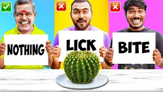 Extreme BITE, LICK OR NOTHING Challenge | Fun Overloaded