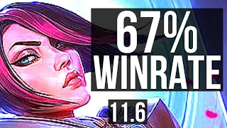 FIORA vs ORIANNA (MID) | Rank 3 Fiora, 9 solo kills, 67% winrate, Rank 17 | BR Challenger | v11.6