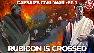 Caesar's Civil War: The War Begins 49BC DOCUMENTARY