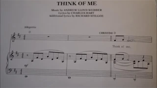 Think of Me Piano Accompaniment - Christine only