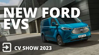 New electric Fords at the Commercial Vehicle Show 2023