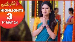 Malli Serial | EP 3 Highlights | 1st May 2024 | Nikitha | Vijay | Saregama TV Shows Tamil