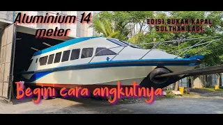 Pengangkutan Boat Aluminium 14 Meter @javaneseboatsurabaya