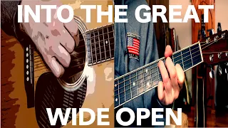 How I Play "INTO THE GREAT WIDE OPEN" On Guitar By Tom Petty - Chords & Strumming Patterns.