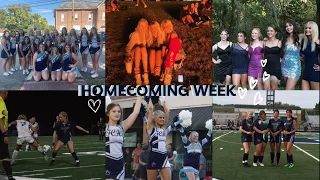 Homecoming Week Vlog | Soccer Senior Night, Powder Puff, Pep Rally, Cheer, HOCO |