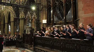 Bury Grammar School - Choir singing during Founders' Day 2024