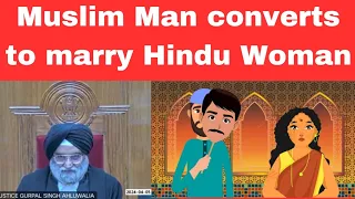 Muslim man converts to marry Hindu Woman. Arya Samaj पर stay लगा हुआ है।