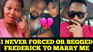 PEGGY OVIRE IN TEARS AS SHE CONFIRMS THE END OF HER MARRIAGE "I DIDN'T FORCE HIM TO MARRY ME" WAHALA