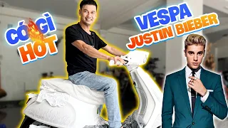 Vespa Justin Bieber có gì lạ mà Tiết Cương phải review bằng được !!