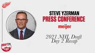 Steve Yzerman Recaps the 2021 Detroit Red Wings NHL Draft