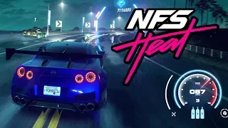 NEED FOR SPEED HEAT GAMEPLAY - Nissan GT-R Customization & Police Chase (No Commentary)