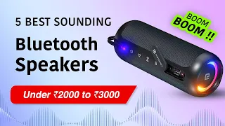 Top 5 Best Bluetooth Speakers Under ₹2000 - ₹3000 🔥 Great Sounding Portable Wireless Speakers 2024