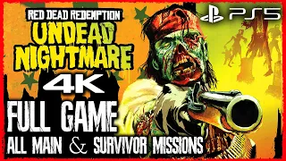 UNDEAD NIGHTMARE - RED DEAD REDEMPTION PS5 Gameplay Walkthrough FULL GAME (4K ULTRA HD)