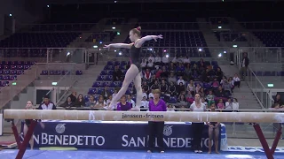 Emily Gaskins - Beam - 2014 City of Jesolo Trophy Training