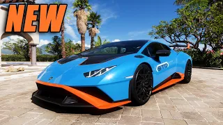 THE NEW VERY SICK LAMBORGHINI HURACAN STO IS NOW IN FORZA HORIZON 5