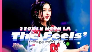 230818 NMIXX(엔믹스) 설윤 'The Feels' cover 직캠 SULLYOON FANCAM @ KCON2023LA [ 4K ]