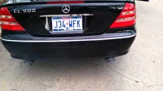 2001 Mercedes CL500 Cams Exhaust