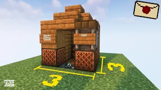 3 x 3 REDSTONE HAUS in Minecraft (mit Fahrstuhl) 📪