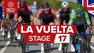 Vuelta a España 2019 Stage 17 Highlights: CROSSWIND CHAOS!!! | GCN Racing