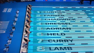 Caeleb Dressel, Nathan Adrian Move On- Men’s 50 Free Semifinal 2 | 2021 US Olympic Swimming Trials