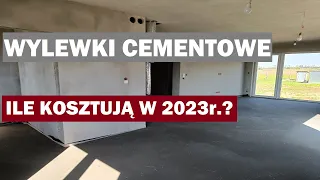 Ile kosztują wylewki cementowe w 2023r.? | Wylewki maszynowe z miksokreta| Budowa domu