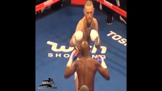 CONOR MCGREGORS SWEET COUNTER PUNCH "UPPERCUT" ON FLOYD MAYWEATHER... #SHORTS