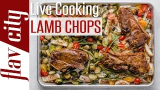 🔴 Making Lamb Shoulder Chops & Creamed Spinach For Dinner