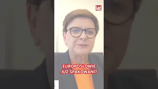 Gorąco w Brukseli! Koniec kadencji dla europosłów... #fakt #polityka #ue #bruksela #pis #szydło