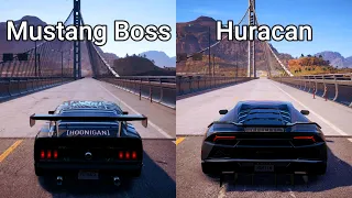 NFS Payback - Ford Mustang Boss 302 vs Lamborghini Huracan - Drag Race