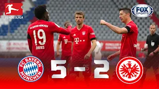 Bayern Múnich - Eintracht Frankfurt [5-2] | GOLES | Jornada 27 | Bundesliga