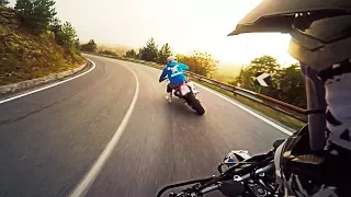 Beautiful but dangerous road - Supermoto Streetrace Italy