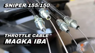 Sniper 155 Throttle Cable Palit ng Sniper 150