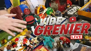 Vide Grenier Live - Jeux Vidéo, et un super lot de jouets vintage ! 🤖